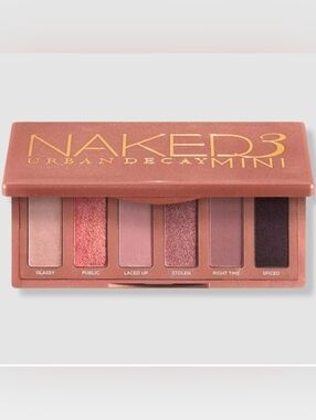Urban Decay Naked3 Mini Soft Pink Eyeshadow Palette-NIB
